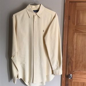 Yellow Ralph Lauren dress shirt